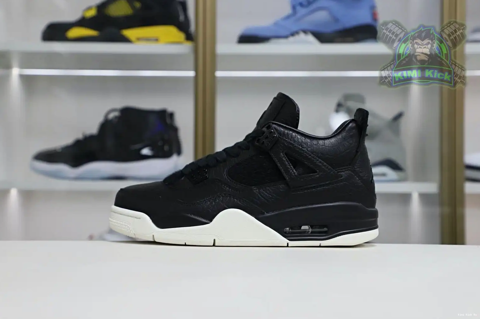 Jordan black retro Kimikick ponyhair 4 Jordan Air 0413
